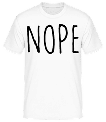 Nope · Männer Basic T-Shirt