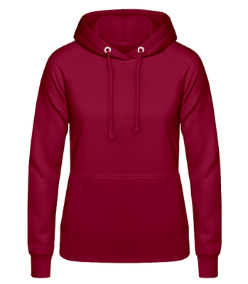 Women's basic hoodie - Bordeaux - Front