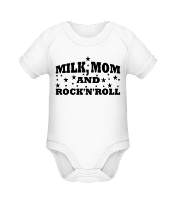 Mlieko Mom a rokenrolu - Bio body pre deti - Biela - Predné