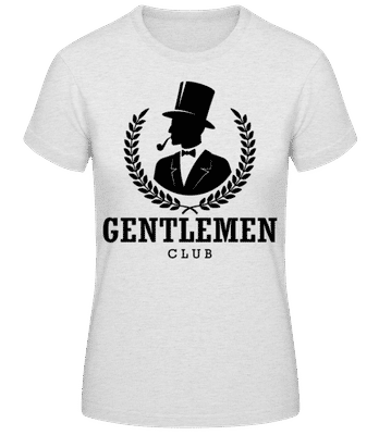 Gentlemen Club Pfeife - Women's B&C T-Shirt - Heather grey - Front