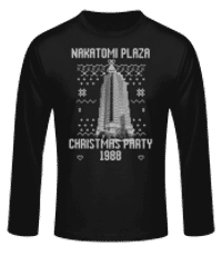 Nakatomi Plaza Christmas Party 1988 - Men's Basic Longsleeve - Black - Front