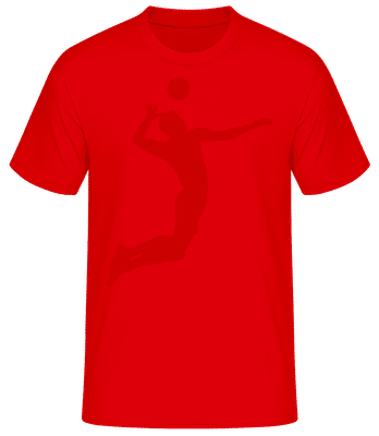 Volleyball player - Camiseta para hombre B&C - Rojo - delante