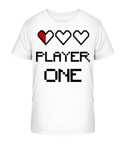 Aperçu: Player One - T-shirt bio Enfant Stanley Stella 2.0 - Blanc - Devant