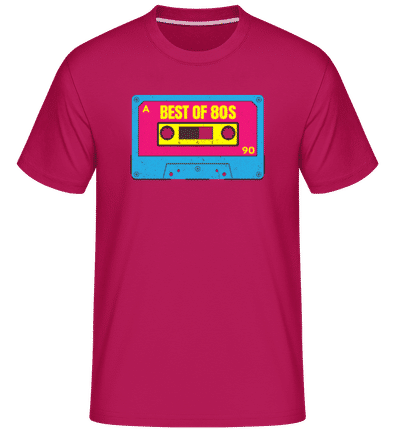Best Of 80ies -  Shirtinator Men's T-Shirt - Magenta - Front