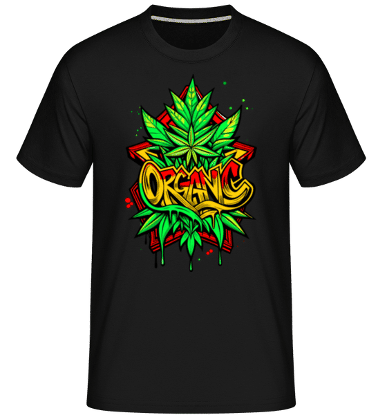 Aperçu: Cannabis Organic -  T-Shirt Shirtinator homme - Noir - Devant