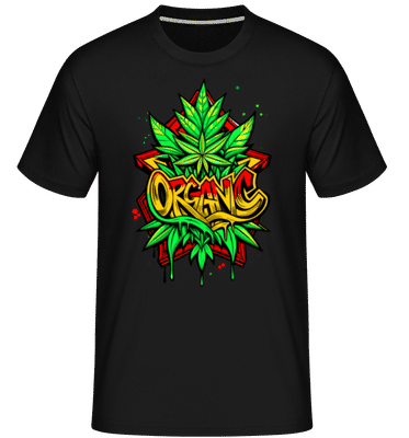 Cannabis Organic -  T-Shirt Shirtinator homme - Noir - Devant