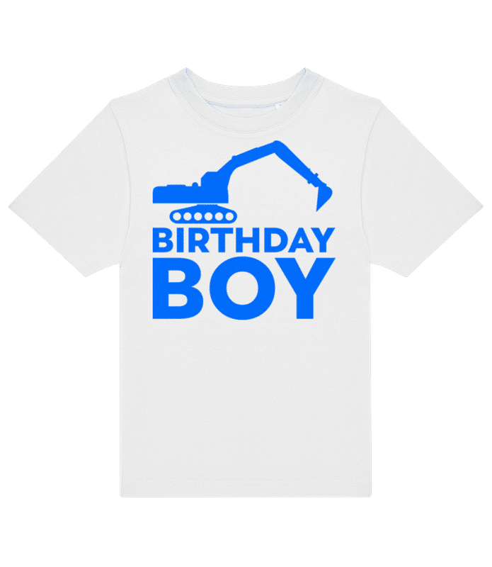Náhľad: Birthday Boy Dredger - Pánske tričko B&C - Biela - Predné