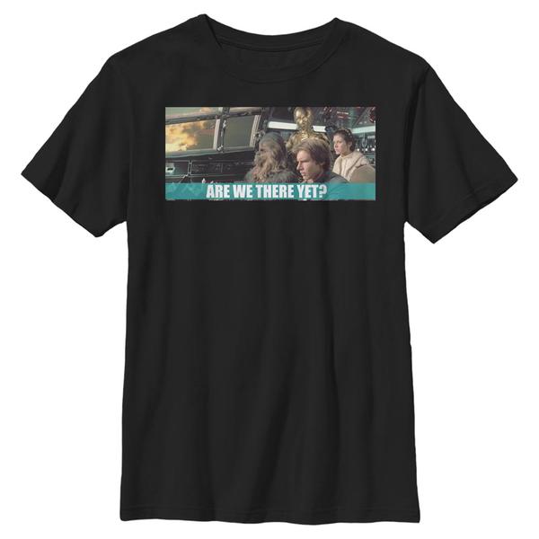 Aperçu: Star Wars - Skupina Are We There Yet - Enfant T-shirt - Noir - Devant