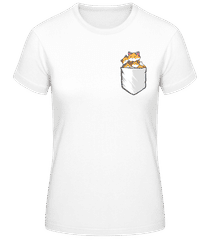 Brusttasche Fuchs Familie · Frauen Basic T-Shirt