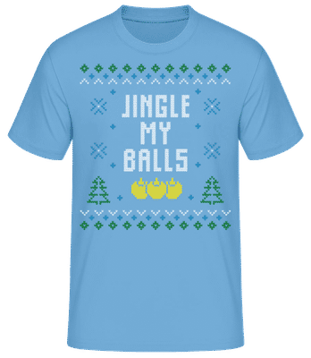 Jingle My Balls - Men's Basic T-Shirt - Light blue - Front