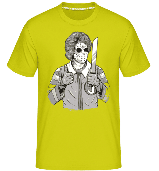 Aperçu: Clown Killer -  T-Shirt Shirtinator homme - Citron vert - Devant