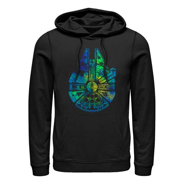 Vorschau: Star Wars - Millennium Falcon Touch The Sky - Unisex Hoodie - Schwarz - Vorne