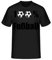 100 % Fußball · Männer Basic T-Shirt