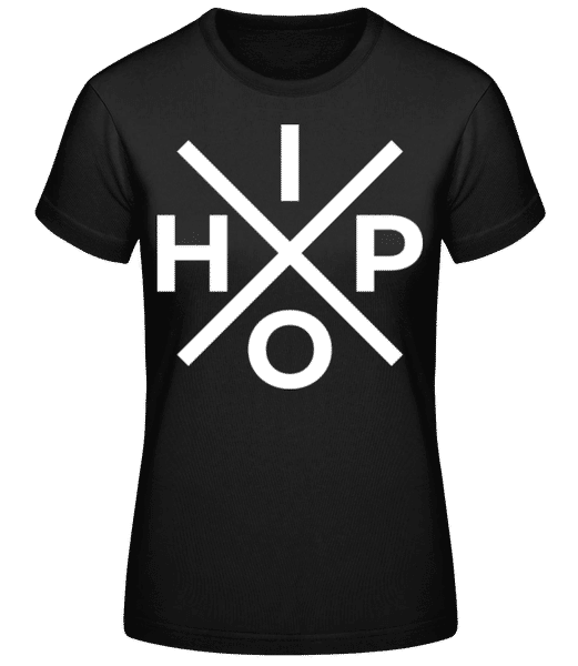Aperçu: Hip Hop - T-shirt standard Femme - Noir - Devant