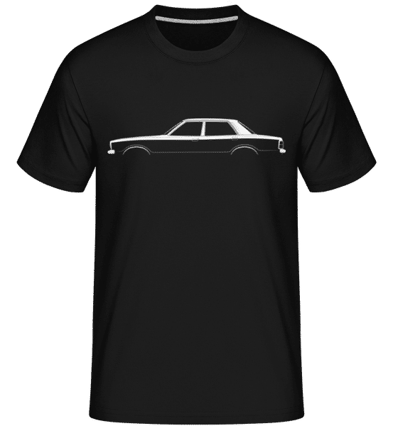 Aperçu: 'Ford Cortina Mk IV' Silhouette -  T-Shirt Shirtinator homme - Noir - Devant