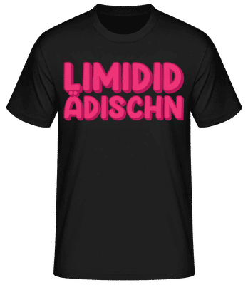 Limidid Ädischn - Männer Basic T-Shirt - Schwarz - Vorne