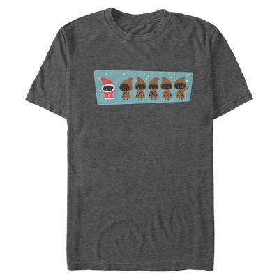 Star Wars - Jawas Lineup Holiday - Christmas - Homme T-shirt - Anthracite chiné - Devant