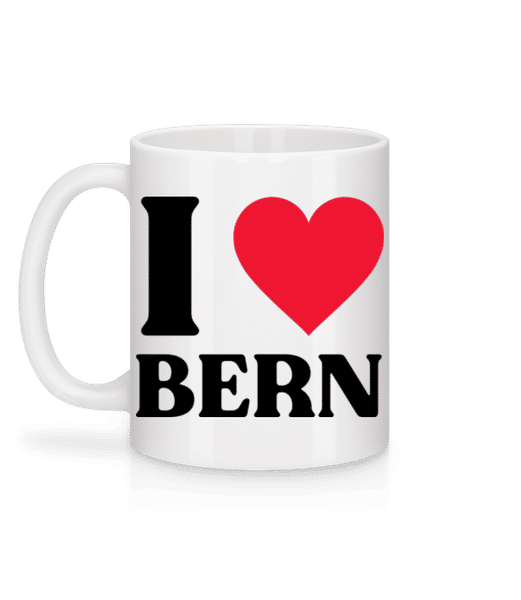 Aperçu: I Love Bern - Mug en céramique blanc - Blanc - Derrière