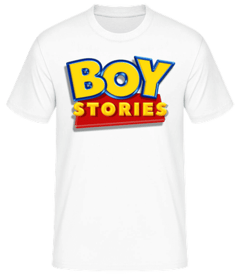 Boy Stories - T-shirt standard Homme - Blanc - Devant