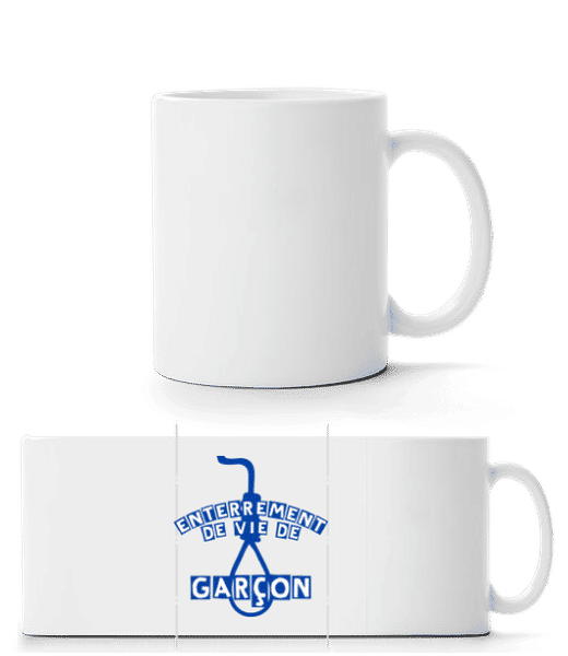 Aperçu: Enterrement De Vie De Garçon - Mug panorama - Blanc - Devant