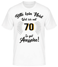 So Gut Aussehen Mit 70 - Männer Basic T-Shirt - Weiß - Vorne