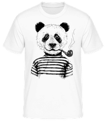 Hipster Panda Noir · T-shirt standard Homme