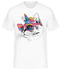 Unicorn Party Cat · Camiseta para hombre B&C