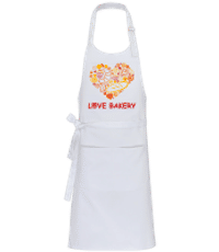 Love Bakery - Tablier professionnel - Blanc - Devant