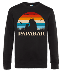 Papabär Sonnenuntergang · Männer Standard Pullover