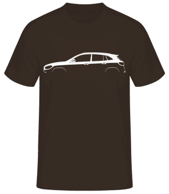 'Mercedes-Benz GLC AMG X253' Silhouette - T-shirt standard Homme - Marron - Devant