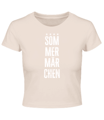 Sommermärchen - Crop T-Shirt - Rosa - Vorne