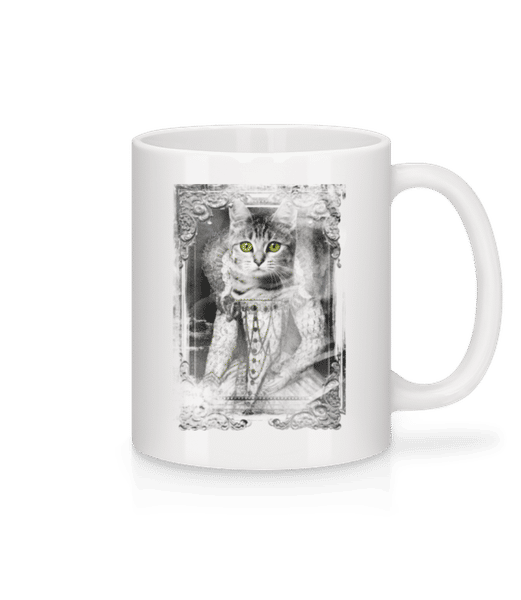 Vorschau: Katzen Gemälde - Tasse - Weiß - Vorne