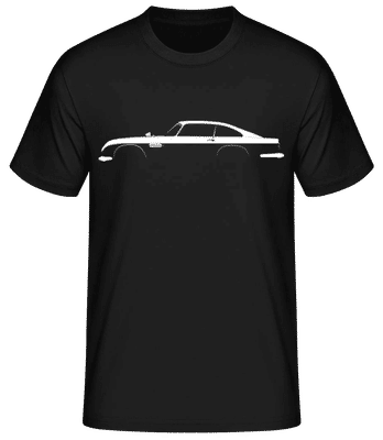 'Aston Martin DB5' Silhouette - Men's Basic T-Shirt - Black - Front