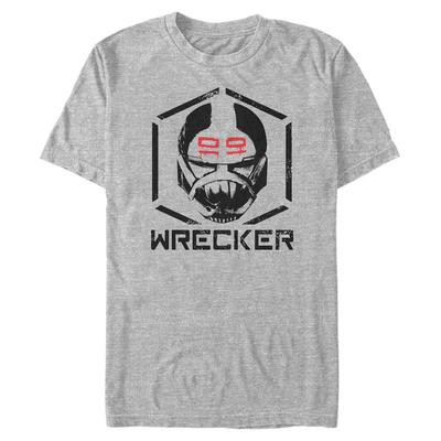 Star Wars - The Bad Batch - Big Face Wrecker - Men's T-Shirt - Heather grey - Front