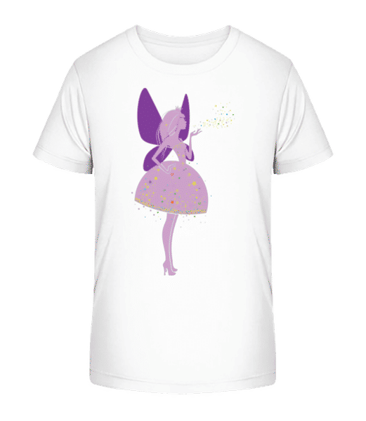 Fée Des Princesses - T-shirt bio Enfant Stanley Stella 2.0 - Blanc - Devant