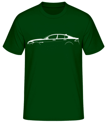 'Jaguar XE' Silhouette - Men's Basic T-Shirt - Bottle green - Front
