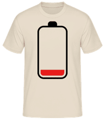 Batterie Leer · Männer Basic T-Shirt
