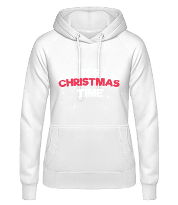 It's Christmas Time - Women's basic hoodie - White - Front