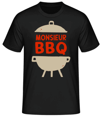 Monsieur BBQ - T-shirt standard Homme - Noir - Devant