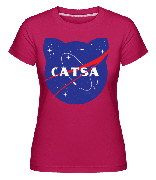 Preview: Catsa -  Shirtinator Women's T-Shirt - Magenta - Front