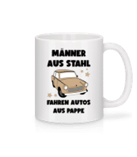 Männer Aus Stahl - Tasse - Weiß - Vorne