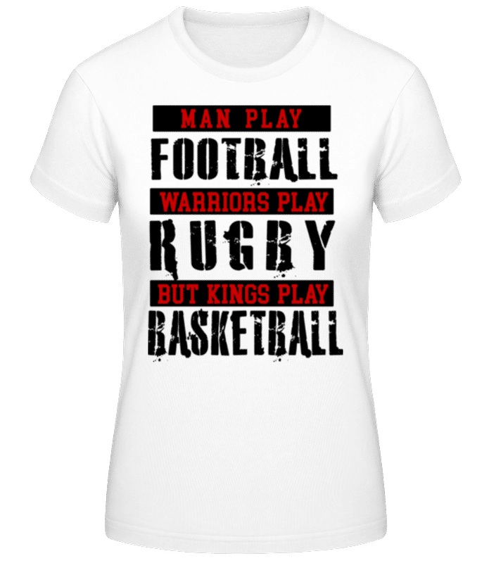 Preview: Kings Play Basketball - Women's B&C T-Shirt - White - Front