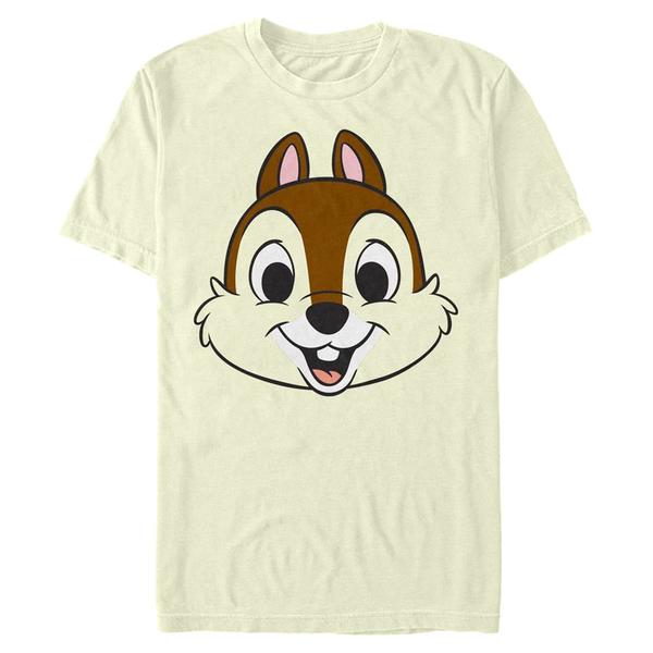 Aperçu: Disney Classics - Mickey Mouse - Chip Big Face - Homme T-shirt - Crème - Devant