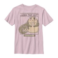 Star Wars - Jabba the Hutt Cute Jabba - Kids T-Shirt - Pink - Front