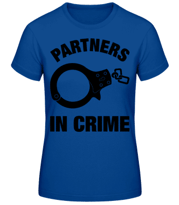 Partner in crime - Women's Basic T-Shirt - Royal blue - Front