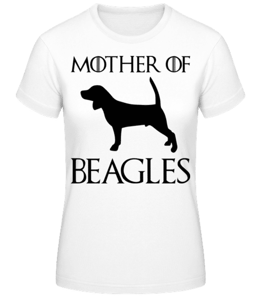 Aperçu: Mother Of Beagles - T-shirt standard Femme - Blanc - Devant