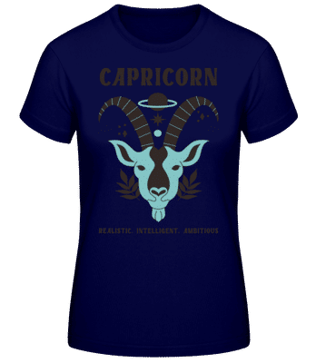 Capricorn - T-shirt standard Femme - Bleu marine - Devant
