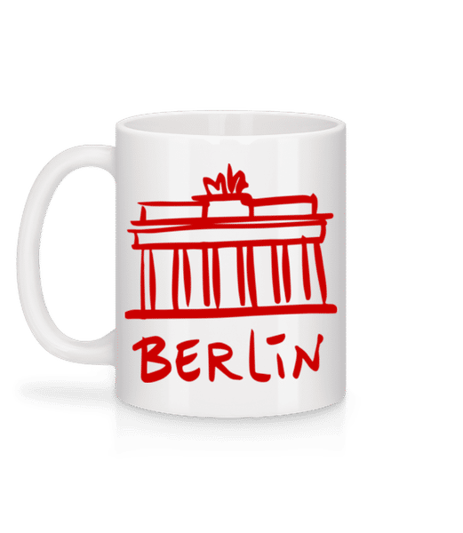 Aperçu: Signe De Berlin - Mug en céramique blanc - Blanc - Derrière