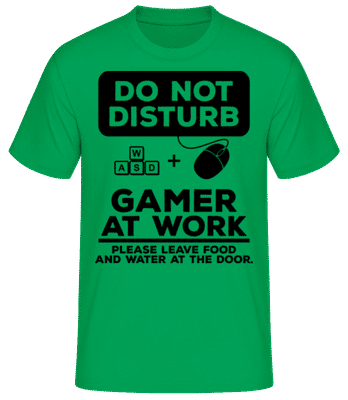 Do Not Disturb Gamer - Men's B&C T-Shirt - Kelly green - Front