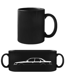 'Audi S6 (C4)' Silhouette · Schwarze Tasse